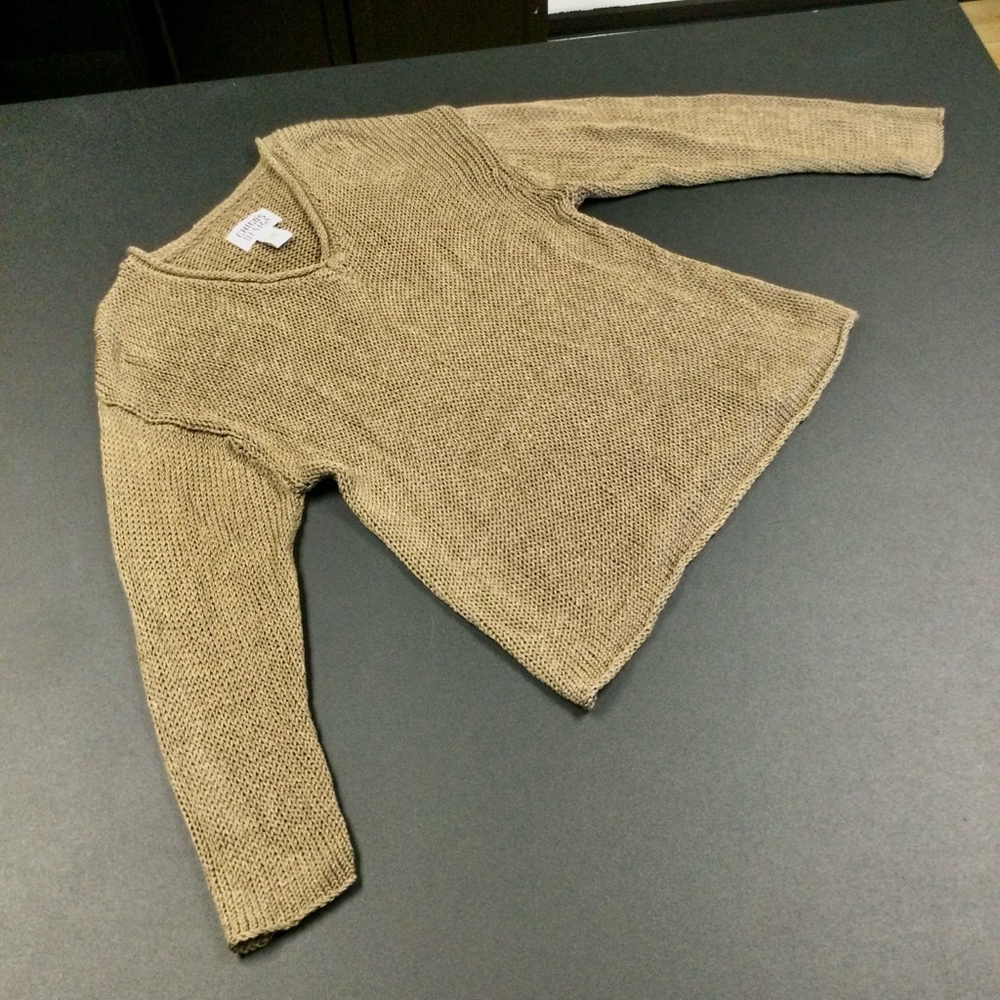 Women's Chico's Design Brown Sweater Size 1 - Picture 2 of 10